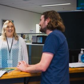 Enrolments Desk Interaction